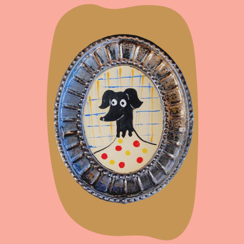 Custom Ceramic Cartoon Pet Portrait