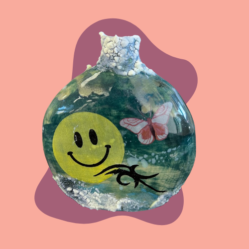 Crazy Town Flask Bottle