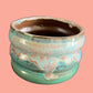 Teal Bubble Planter