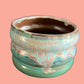 Teal Bubble Planter