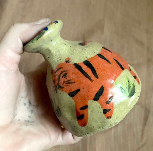 Tiger Watering Bell